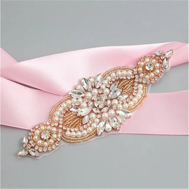 wedding bridal dress fashion wholesale pearl rhinestone applique for bridal party wedding evening decoration