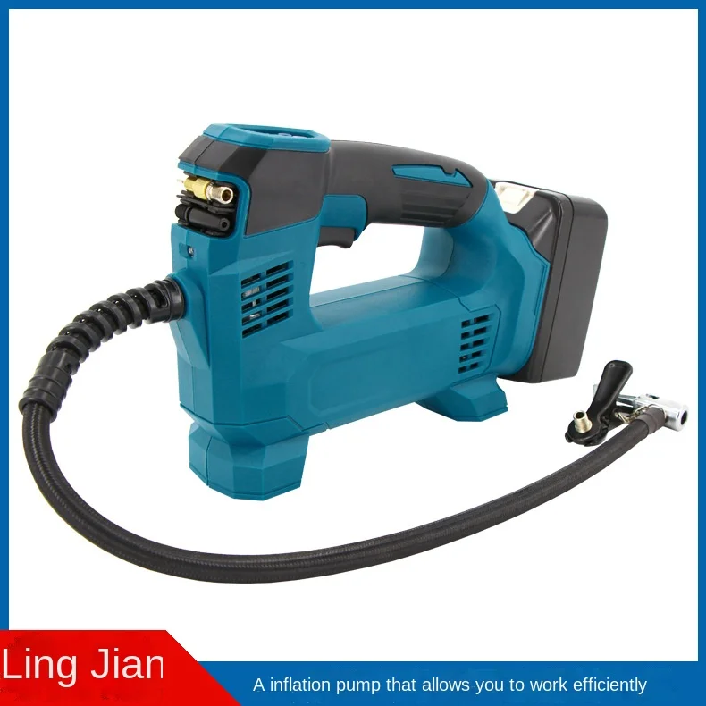 cordless  air pump vehicle-mounted charging air pump small portable lithium battery tire electric inflator for automobile