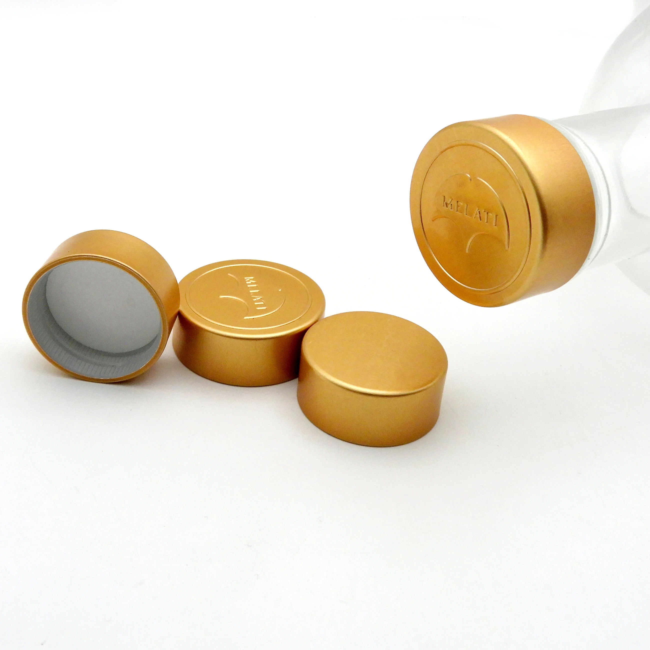 Logo Printing 0.5L Liquor Bottle with Aluminum Plastic Cap 500ml Empty Spirit Glass Bottle for Vodka