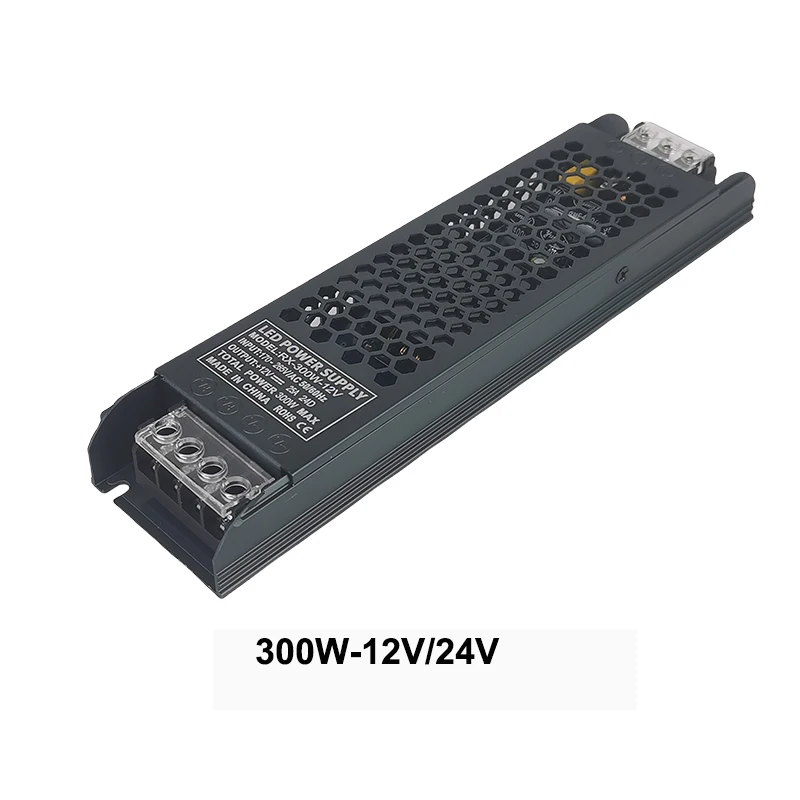 12V 24V Power Supply 60W 100W 200W 300W 400W LED Light Strip DC Switching LED Power Transformer