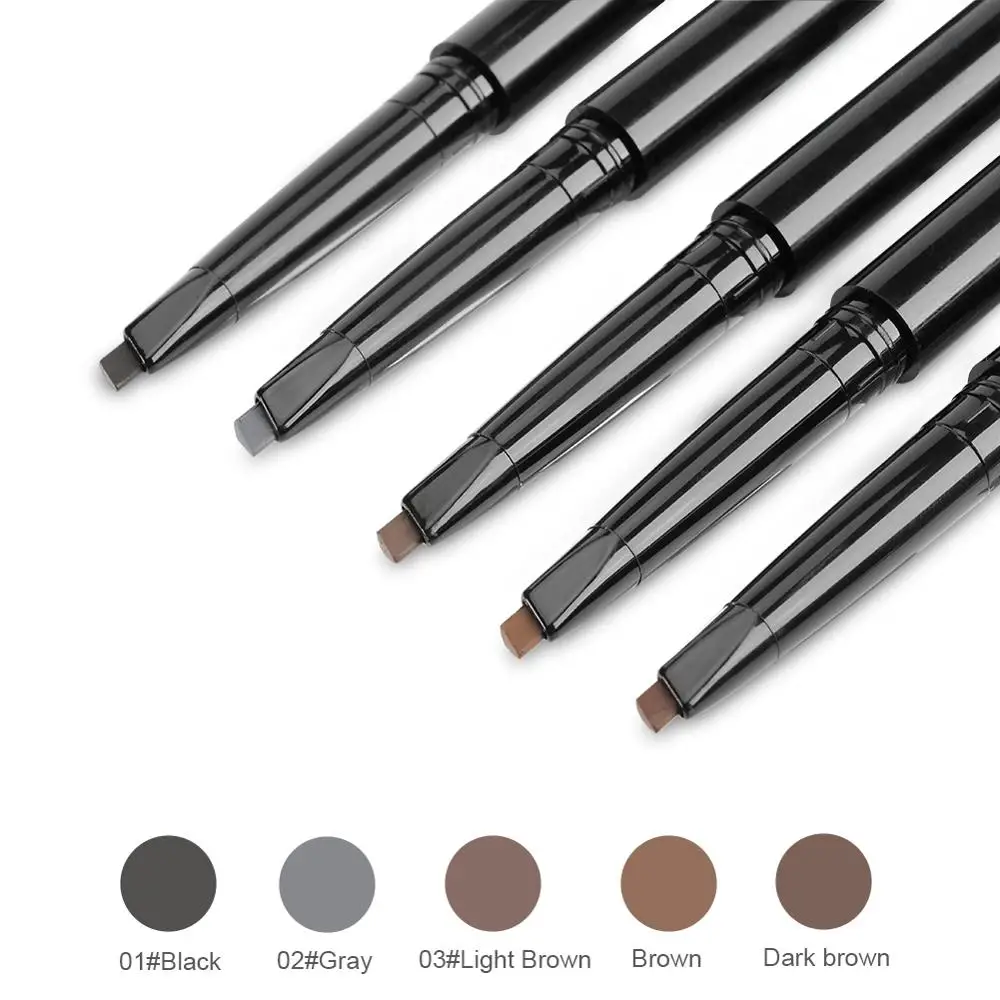 
OEM 3d Eyebrow Low moq private label eyebrow Pencil Dark Brown Colored waterproof long 
