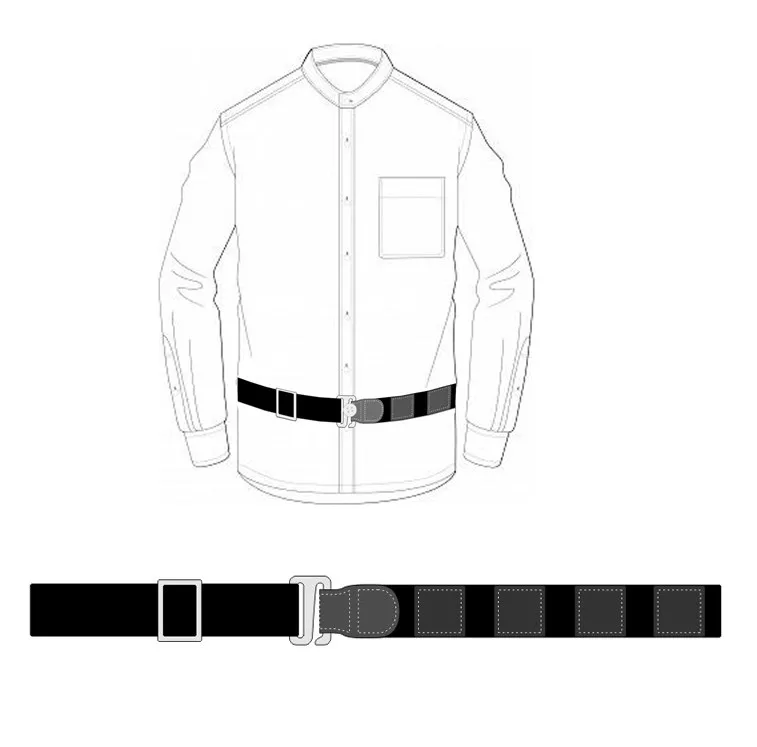 
2019 Top sale Yiwu Longkang 3.0cm shirt stays holder 