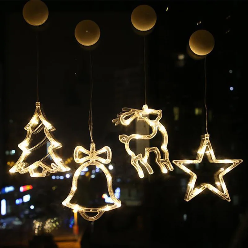 Christmas Light String Instagram Window Suction Cup Christmas Decoration Light String