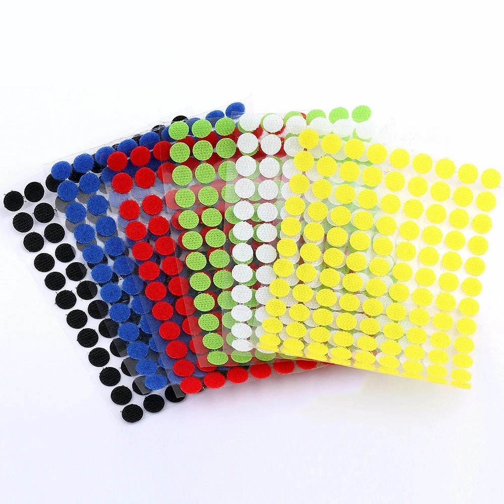  15mm Disc Adhesive Strong Glue Magic Tape Sticker Round Coins Hook Loop 102 pairs Velcro Dots Self Fastener Здравствуйте добро пожаловать в наш магазин. Мы являемся компанией из Иу Китай