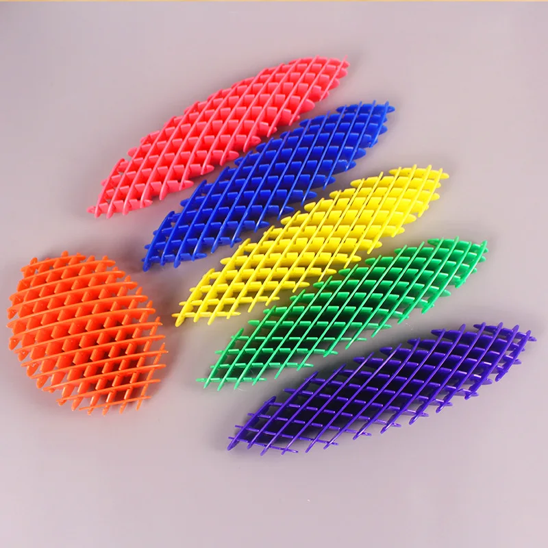 High quality 2024 decompression sensory big elastic mesh portable stretchy  3d deformation morph worms fidget toy