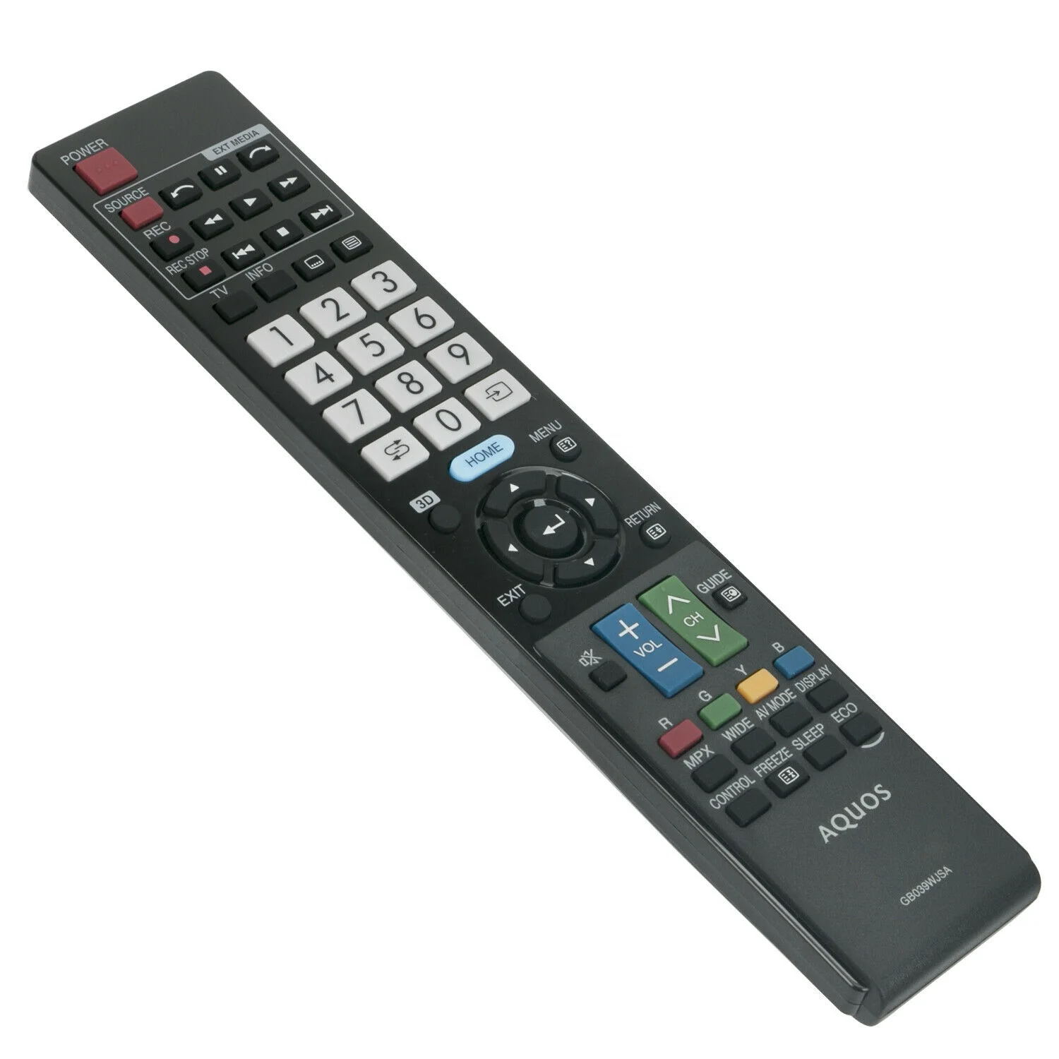 NEW replacement remote control GB039WJSA Fit For SHARP AQUOS LCD LED TV