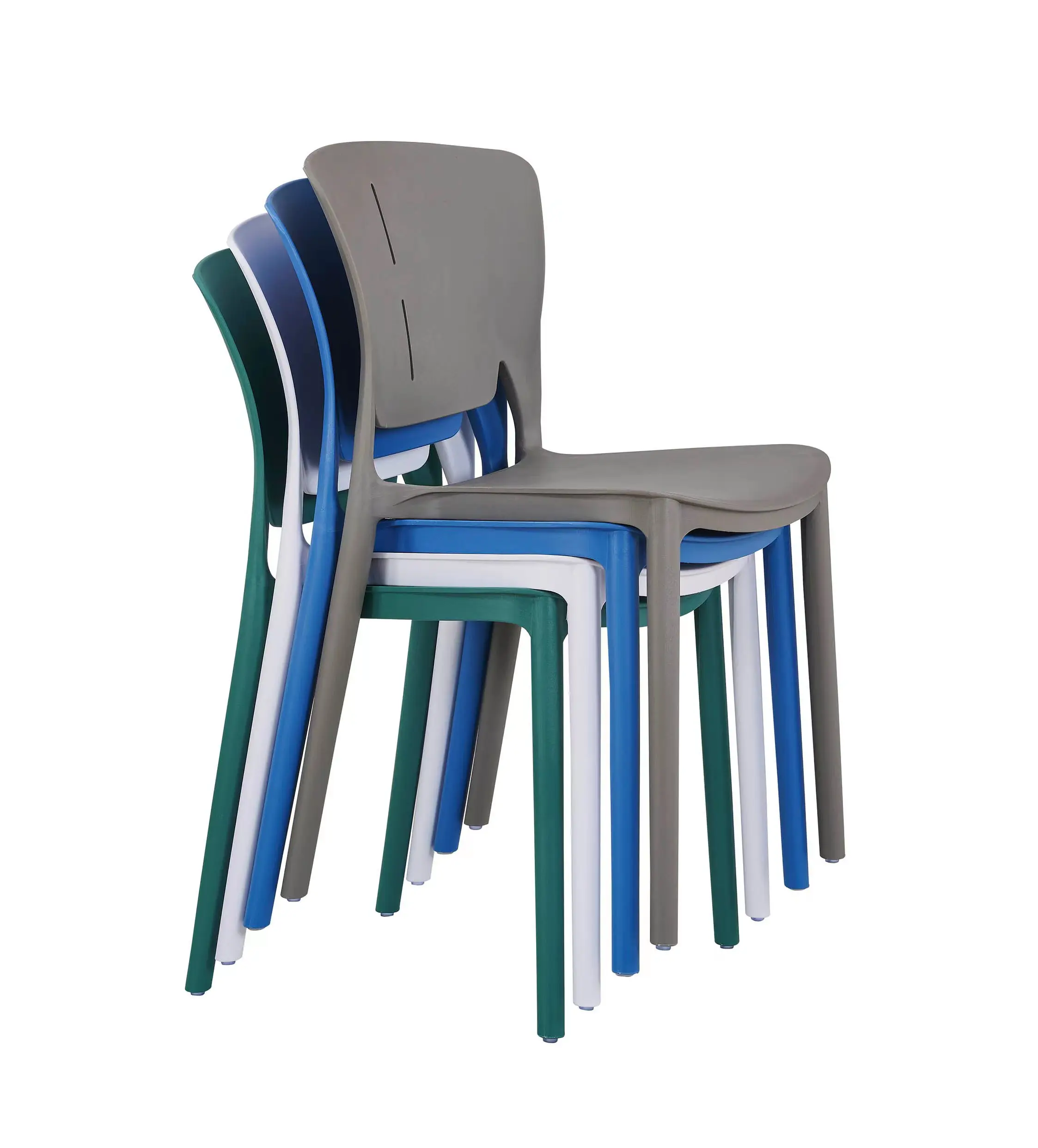 Высококачественный итальянский Штабелируемый полипропиленовый пластиковый обеденный стул без рук для ресторана PP стул