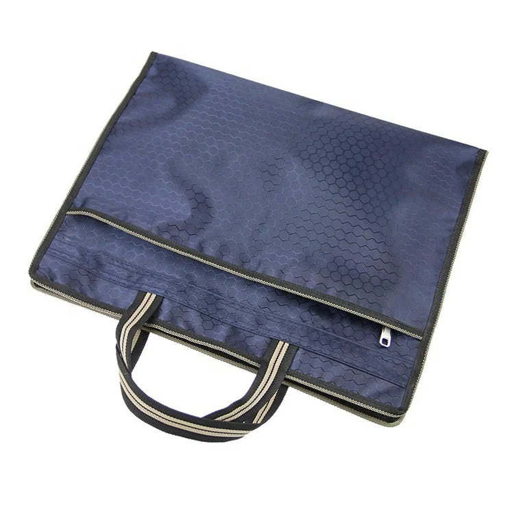 Waterproof Expanding File Folder Envelope Zipper Handbag Portfolio Carrying Tote bag