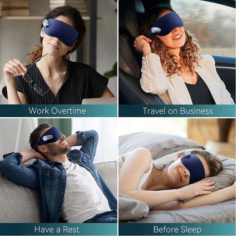 Cheap Custom Soft Travel Wireless Music Bluetooth Patch Sleeping Eye Mask