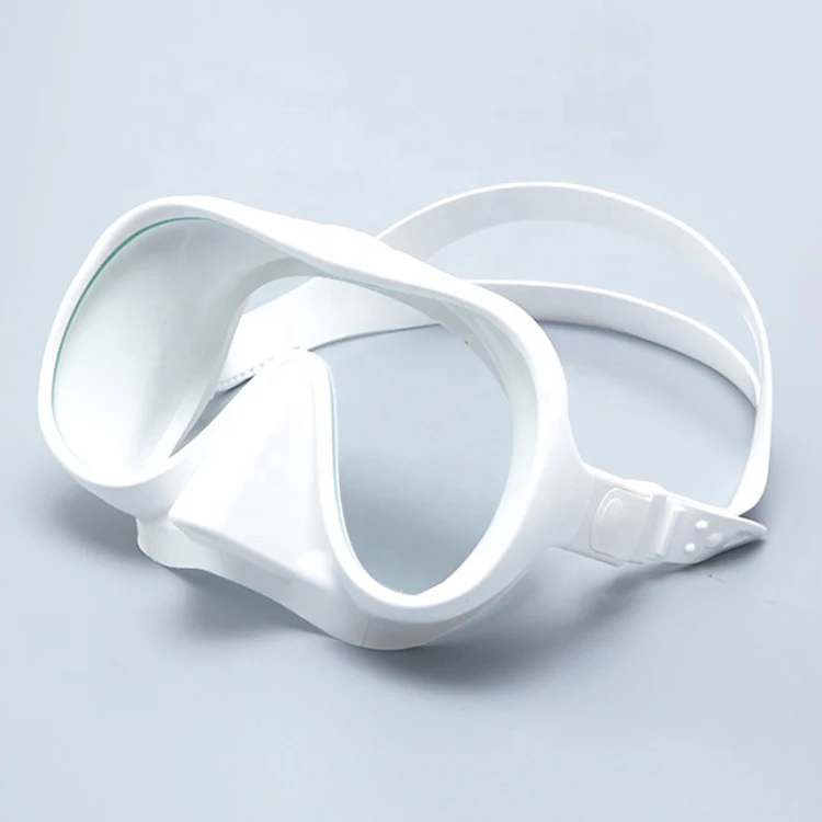 Cheap Price Frameless Design Single Lens tempered glass low volume freediving scuba diving mask