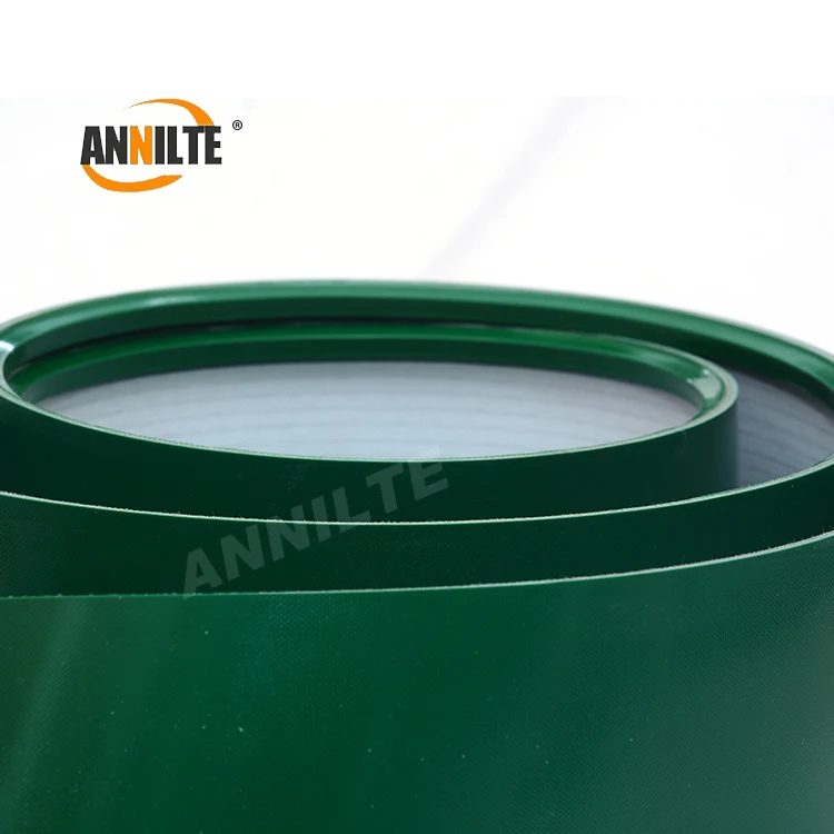 Annilte  manufacture custom pvc Industrial Belt add Guide Bar Pvc Conveyor Belt