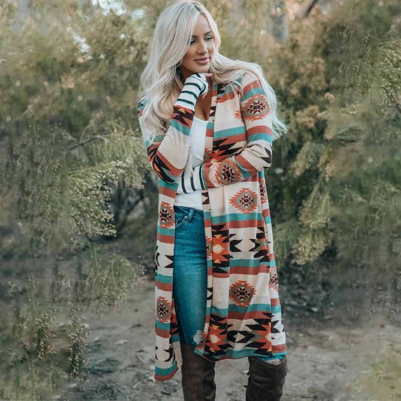 Wholesale New Fashion Fall 2022 Casual Clothes Long Sleeve Knitted Women Cardigan Sweater