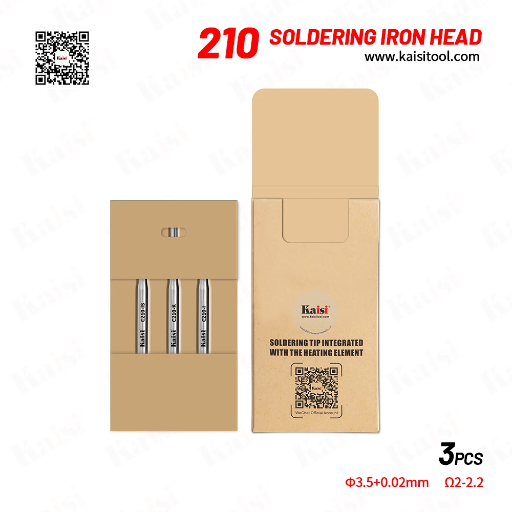 In stock! Kaisi C210 Soldering Iron Tips Replacement Heater Solder Head