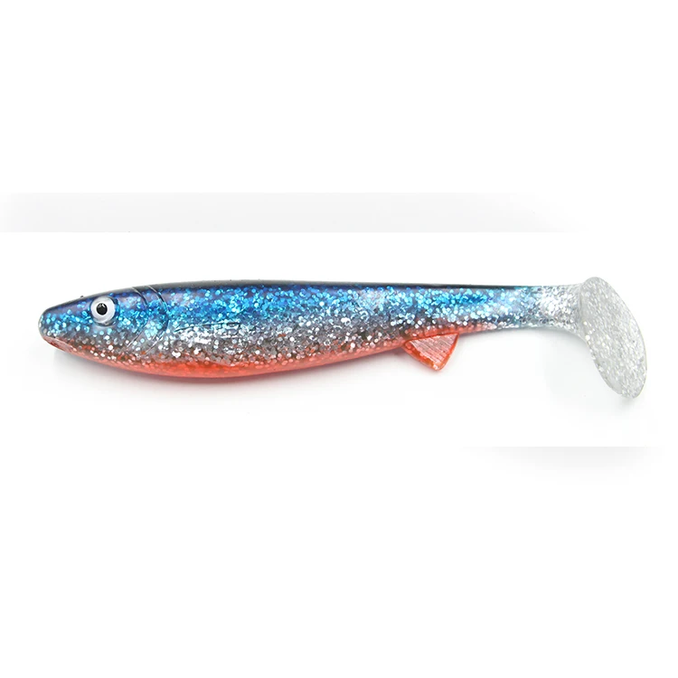 Selco 16Cm 38G Tpe T Tail Pvc Shad Swimbait Fishing Lure Swimbait Soft Plastic Bass Lure Fishing Lure Pike