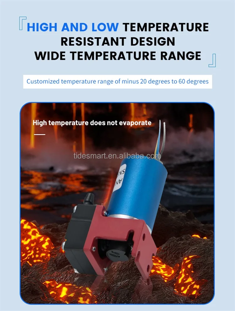 Negative Pressure Suction Pump Small DC Brushless Motor Vacuum Pump Durable Silent Electric Micro Diaphragm Air Pump