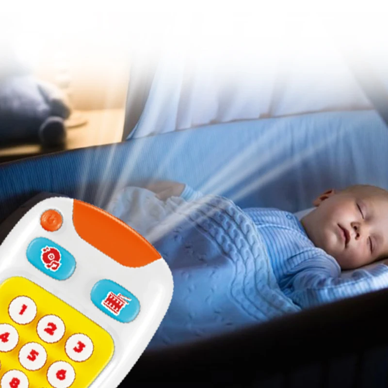 Детские Электрический выключатель света звукового пульта дистанционного управления игрушки Обучающие Детские музыкальный телефон