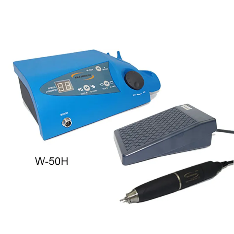 Стоматологические лабораторные бесщеточные 50000 об/мин цифровые микромоторы с линейной ножной педалью