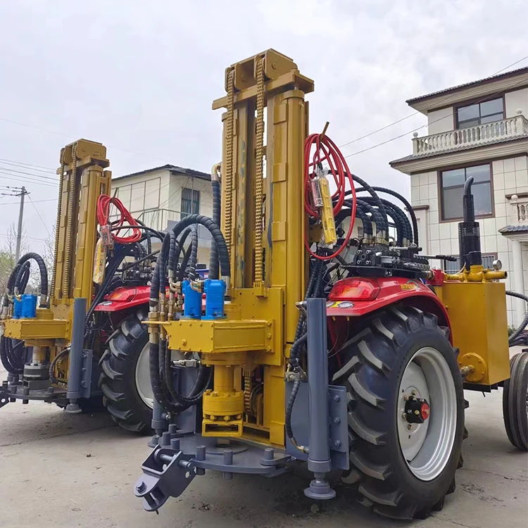 150m 200m tractor mounted water well drilling rig Geological Survey Drilling Machine