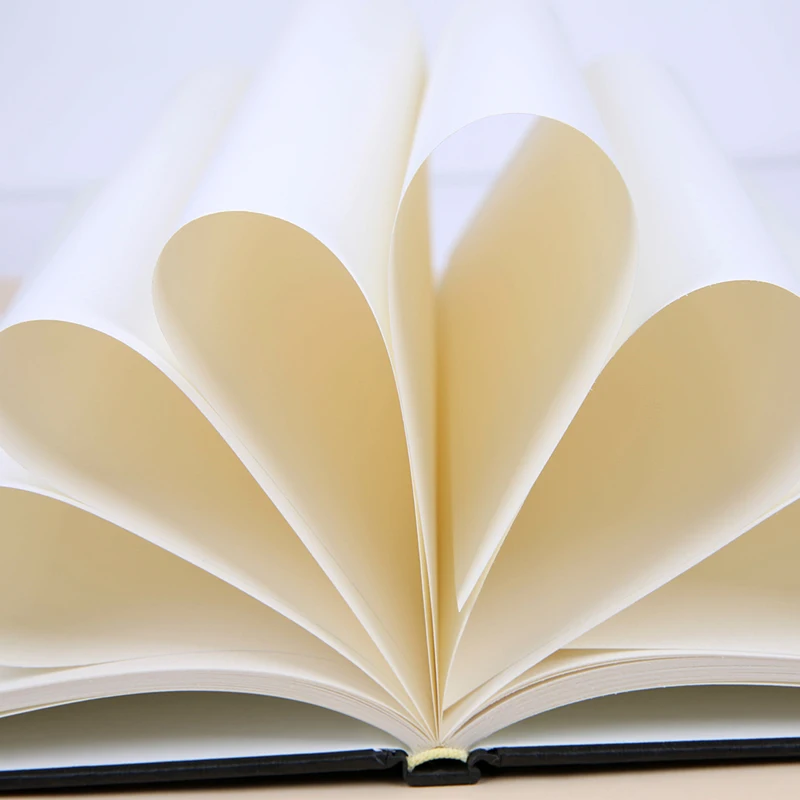 Custom Printing Black Kraft Hardcover Watercolor Sketchbook Color Pencil A5 Strathmore Sketchbook For Drawing