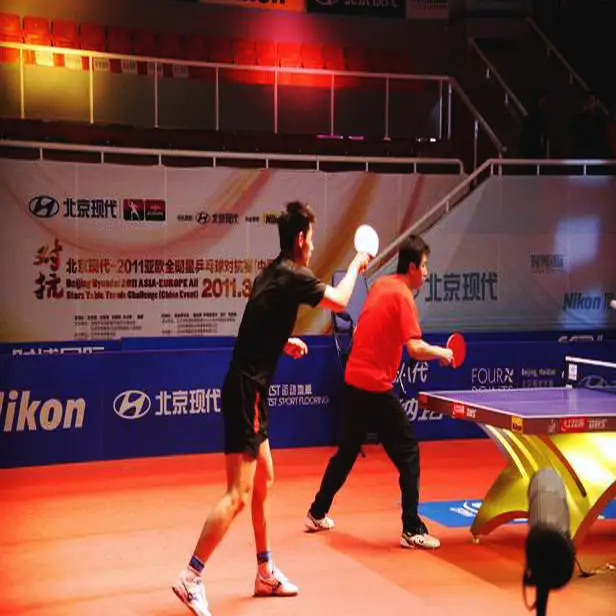 PVC Synthetic table tennis and Badminton Court used sports carpet floor