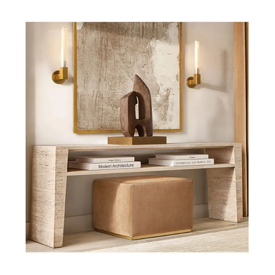 Стол настольный из натурального мрамора