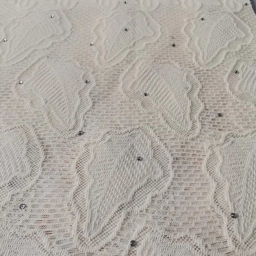 Factory China Manufacturer Wholesale Swiss Voile Lace Beads for Arrica