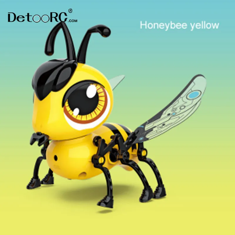 Detoo Stem Diy robot diy robot elves for kids singing dancing robot pet educational toy diy simple building blocks