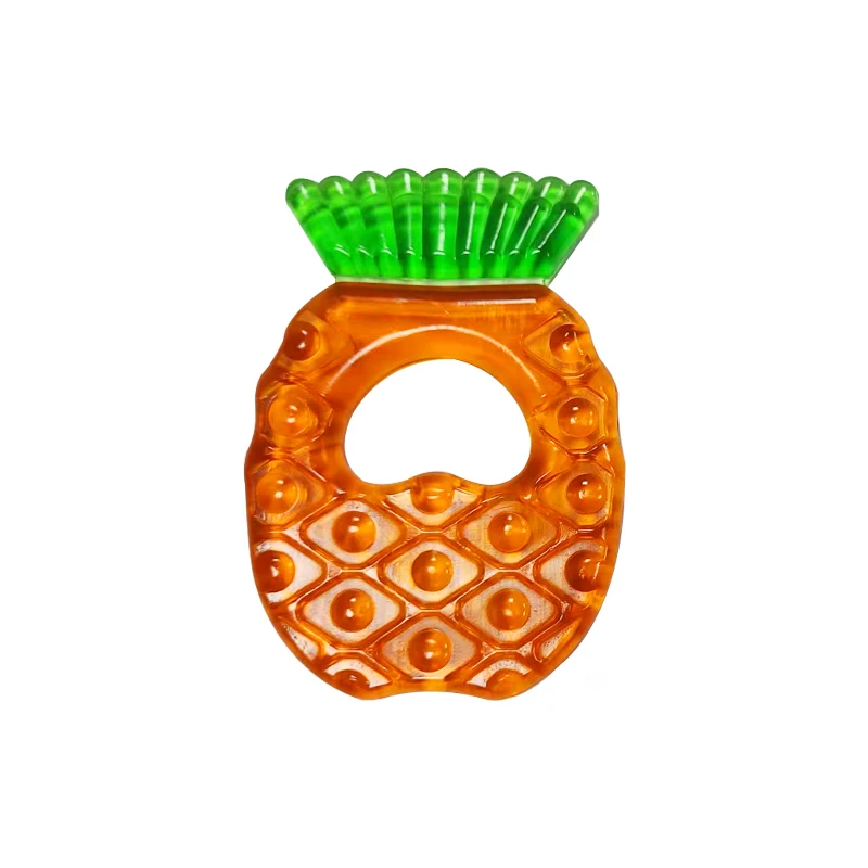 Customized Wholesale Various Shapes Baby Water Filling Teether BPA Free Heatable Silicone Teether Manufacturers