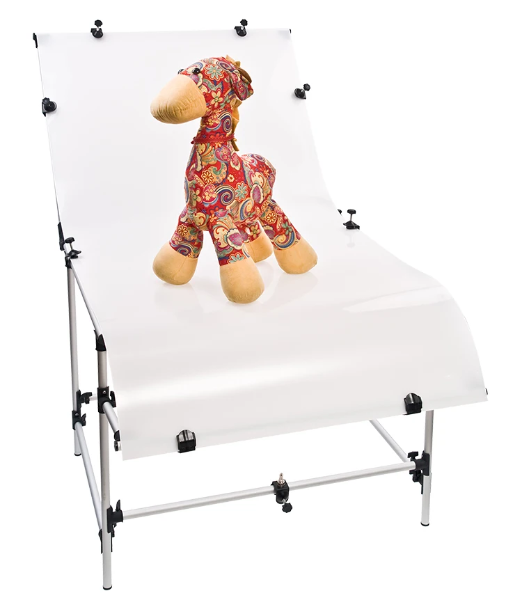 Фон для фотосъемки аксессуары из алюминия и пластиковом черном/белом фотосессии стол