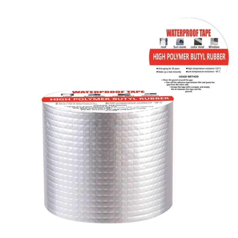 Waterproof Sealing and Leak Repair Butyl Tape for Outdoor Roof Pool Balcony Glass Water Pipe Mouth, Etc