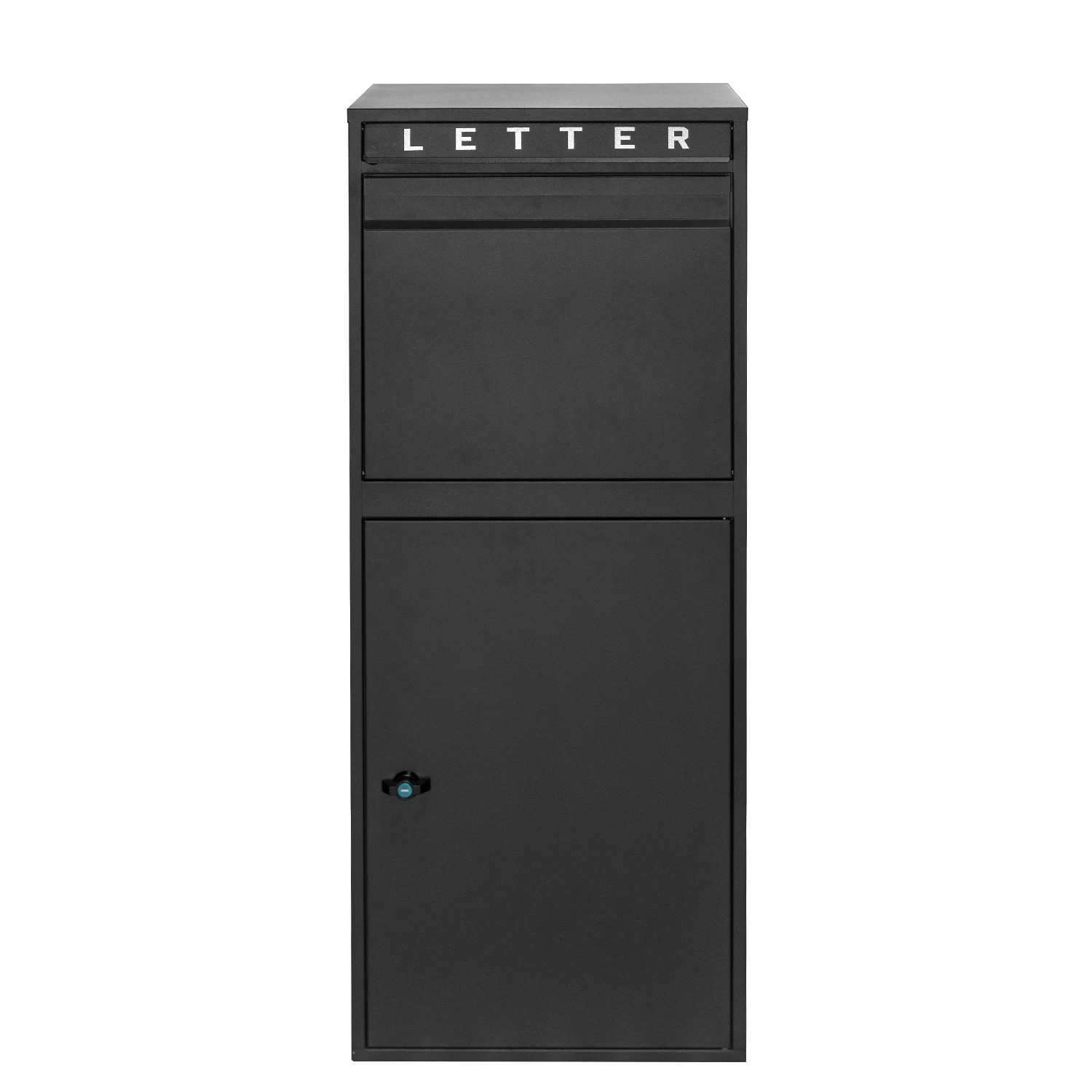 Home use outside package locker waterproof metal steel letter mail mailbox post wall mount smart parcel delivery drop box