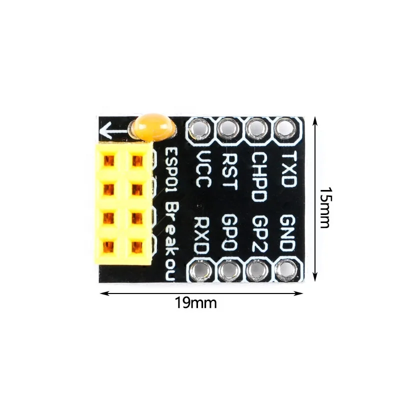 ESP8266 Adapter Board Breakout Plate Breadboard ESP01 WiFi Transceiver Module ESP-01 ESP-01S
