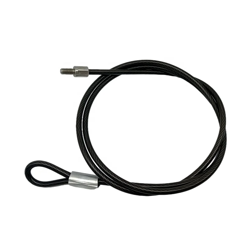 Factory Sale Grade Clip Cable Clamp Sling with Hook Clips Drop Forged Wire Rope Safe Anti-theft Safety Steel Free Cutting Steel