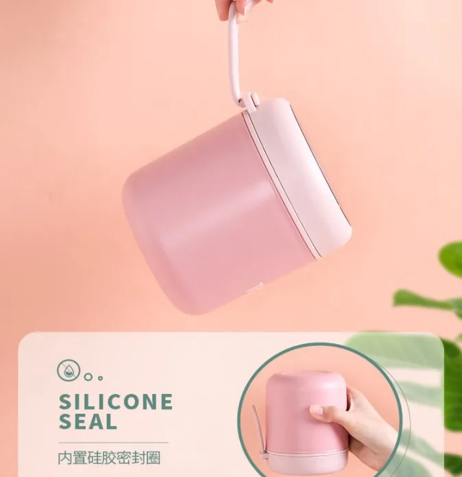 2021 hot selling Homio Tedemei Manufacturer colorful 304 stainless steel breakfast soup cup food container