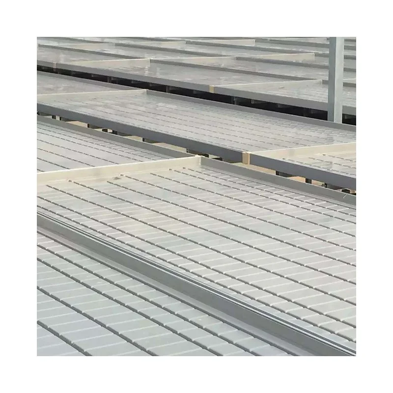 4*8 Rolling Benches Hydroponic Ebb and Flow Tray for Greenhouse Ebb and Flow Table