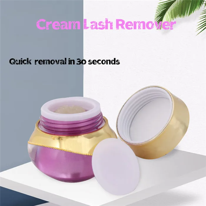 Wholesale 30s Quick Remover Crown Bottle Eyelashes Extension Glue Remover Lashes Eyelash Cream Remover