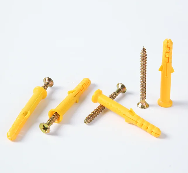 7 мм пластиковый настенный штекер анкерный болт винт для строительства высокого качества якоря продукт