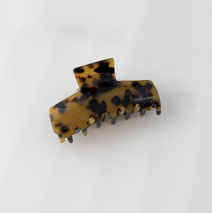 New Korean Style Acetate Hair Claw Clips for thick Hair Flower Large Claw Clip square Big Hair Clamp For Women