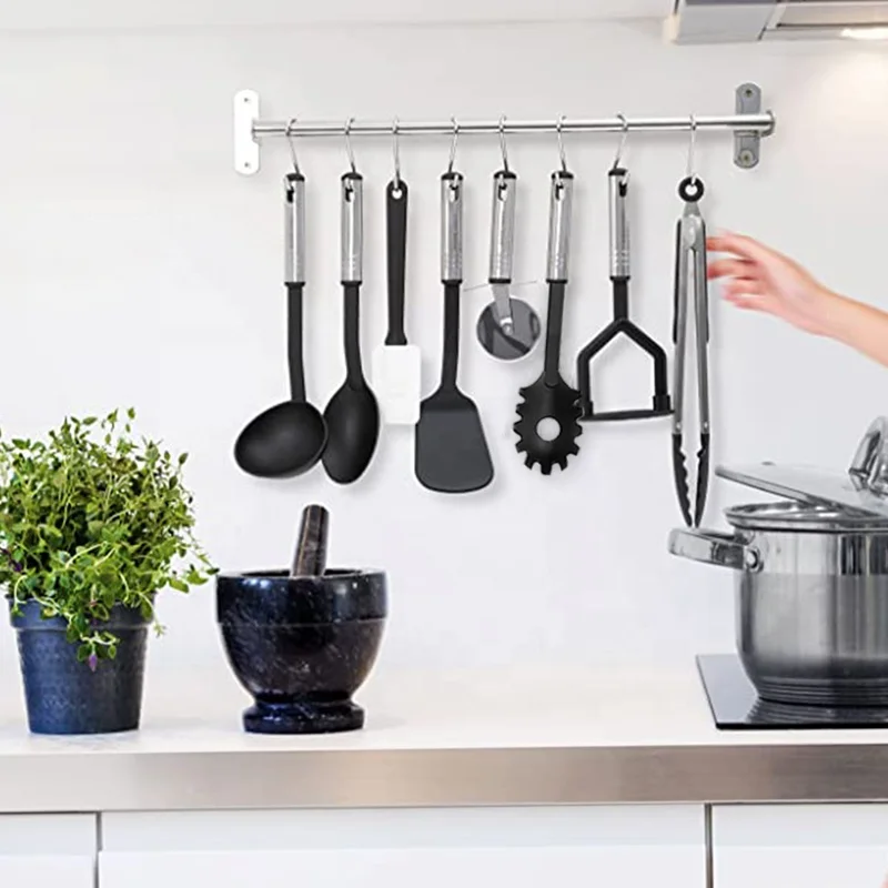 Customize 42 Pcs Nylon And Stainless Steel Utensils Set With Baking Kitchen Set Spatula Set Kitchen Gadgets