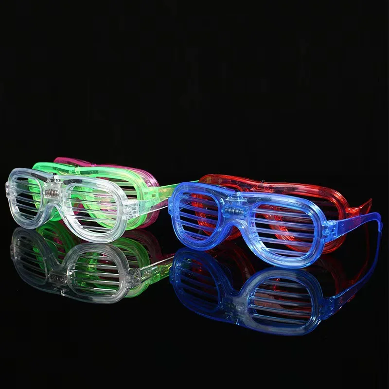 Wholesale of LED luminous glasses, blinds, and cold light glasses for parties, bars, music festivals