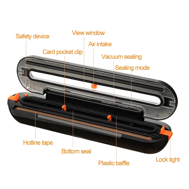 Household Personal Easy Operation Food Preservation  Storage Freezer Beef Food Vacuum Sealer