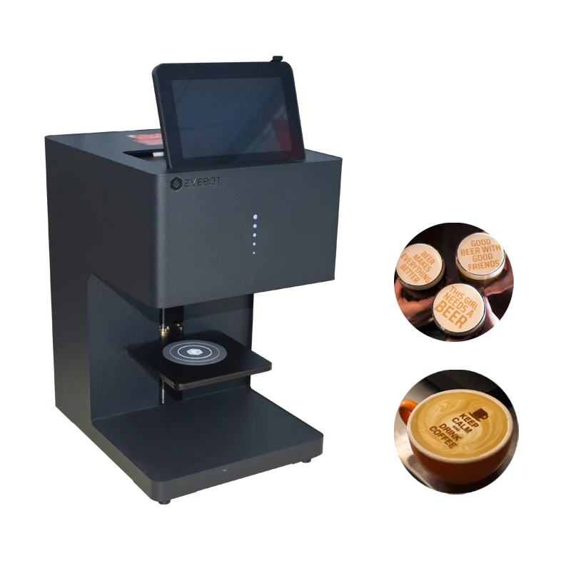 Hubei UVS Professional Coffee Printer DIY Food Printing Edible Food Printer on Bread Chocolate 3d Printer