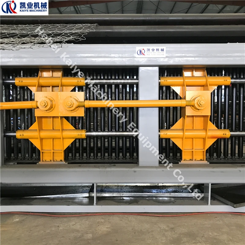 Maximum 5 meters high-speed fully Automatic galvanized gabion mesh weaving machine max.4.3m in China