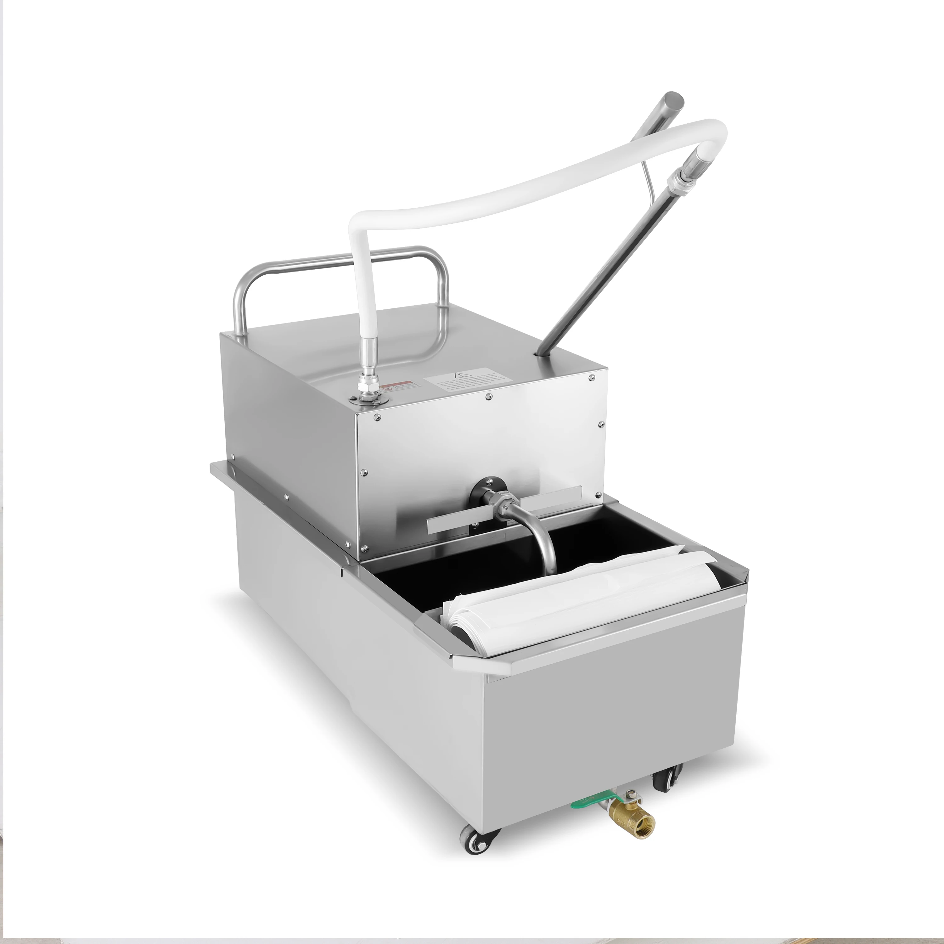 Deep fryer filter cart cooking oil filter machine