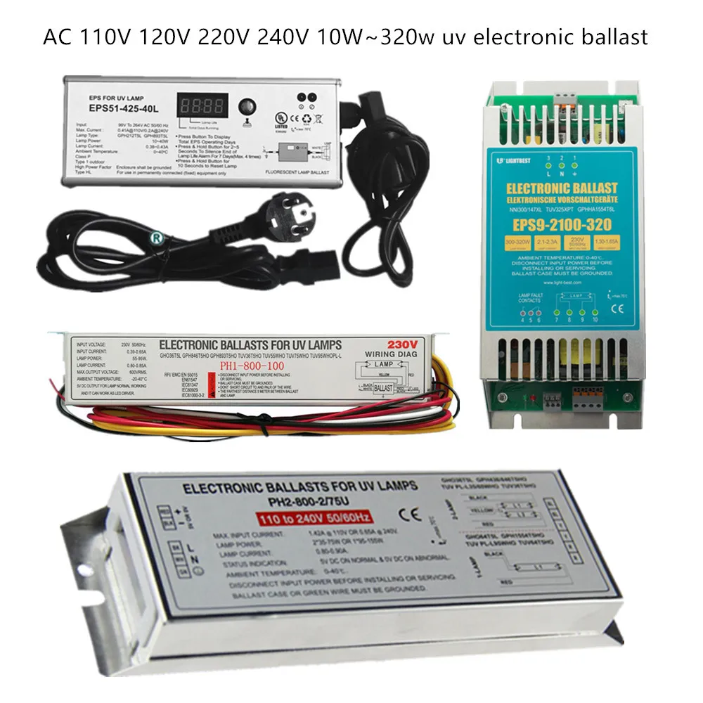 48-95W ballast for water treatment AC electronic ballast with timer EPS51-800-95L