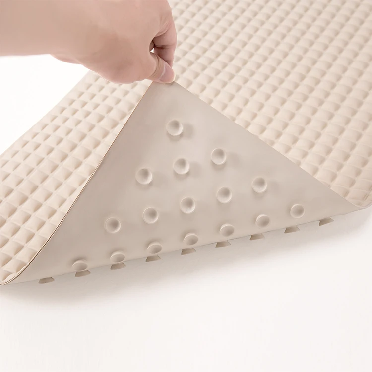 Anti-slip suction cups anti-slip rubber bath mat rubber shower mats non slip rubber bath mat