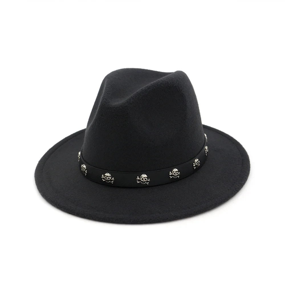 2022 High Quality Winter Autumn Hat Felt Cowboy Hats Fedora Hats Wool Felt Wholesale Fashion Styles