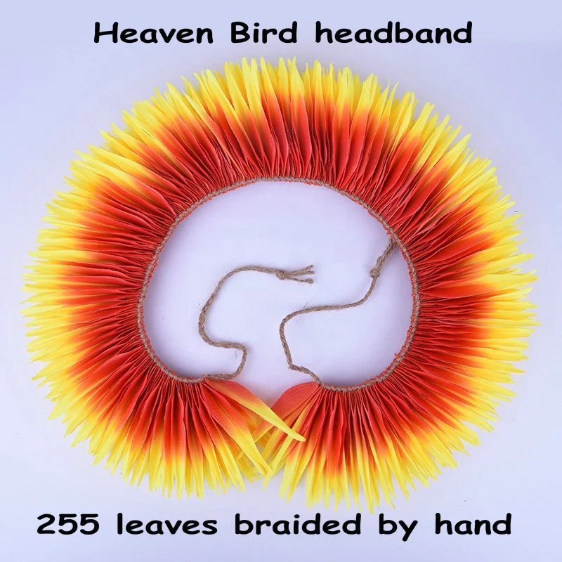 
Hawaiian Haku heaven bird flower hair clip Artificial Island eva frangipani plumerial hibiscus tiara ear accessories head band 