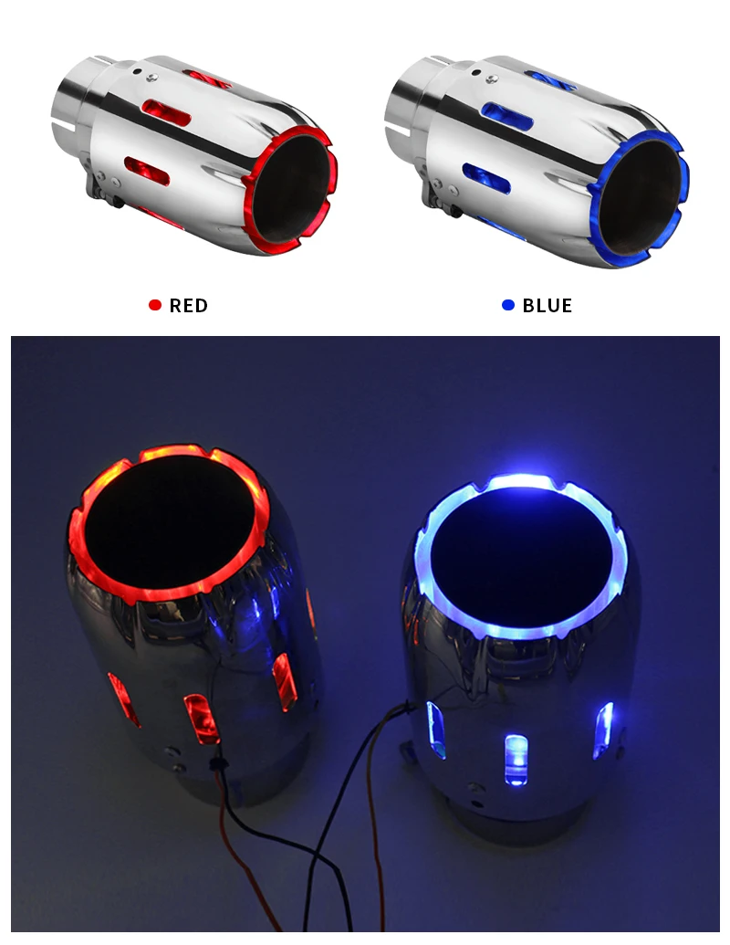 S-in factory produce new outcome LED wxhaust muffler/tips for Ferrari