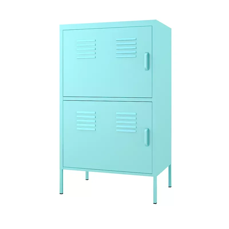 HUIYANG оптовая продажа 2 распашные двери шкаф для хранения в ванной комнате домашний водонепроницаемый стальной